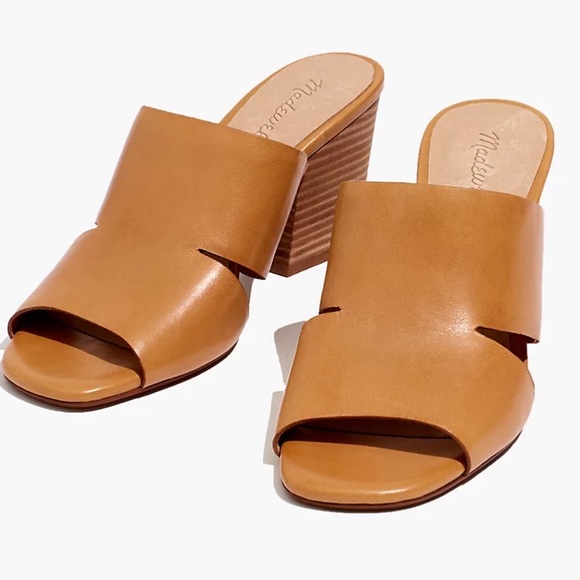 Madewell Shoes - Madewell Tessa Mule in Leather- Size 7 - Desert Camel